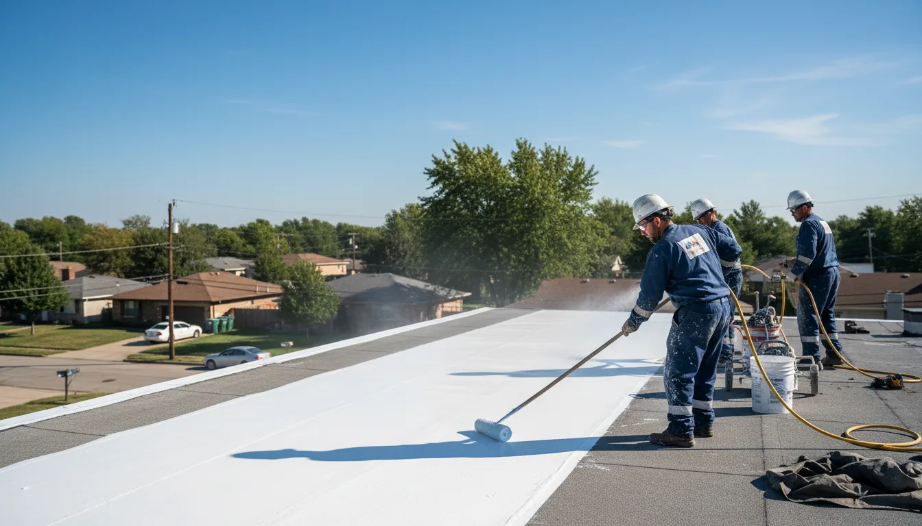 Commercial roof coating in Castaic, CA near me